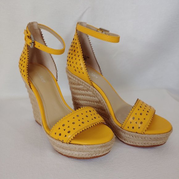 yellow wedges